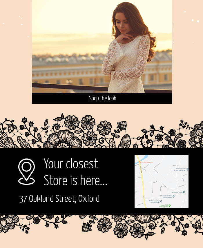 Live map feature in an interactive email