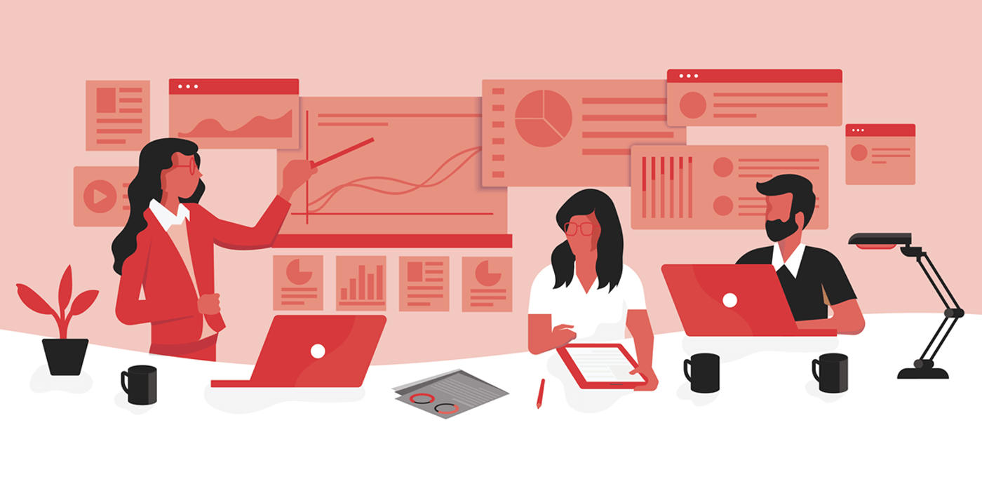 People working together on a project