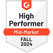 High Performer Fall 2024 Mid Market